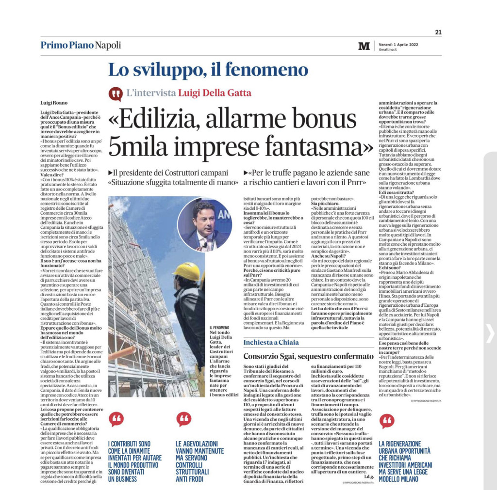 Intervista Il Mattino di Napoli 01.04.2022 (2)